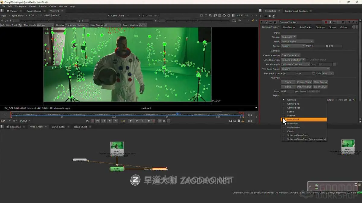Nuke实拍2.5D电影视频绿幕抠像特效镜头合成视频教程 中英文字幕 Advanced Compositing – Keying & Creating 2.5D Projections插图2 Nuke实拍2.5D电影视频绿幕抠像特效镜头合成视频教程 中英文字幕 Advanced Compositing – Keying & Creating 2.5D Projections插图2