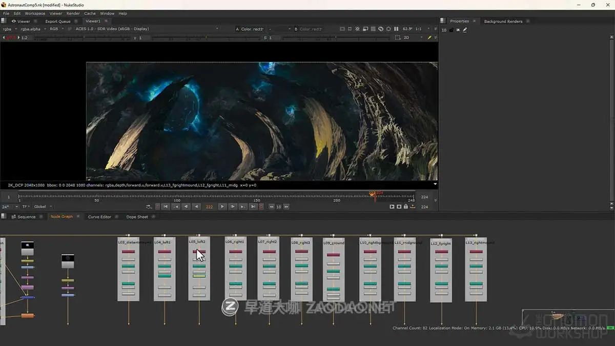 Nuke实拍2.5D电影视频绿幕抠像特效镜头合成视频教程 中英文字幕 Advanced Compositing – Keying & Creating 2.5D Projections插图5 Nuke实拍2.5D电影视频绿幕抠像特效镜头合成视频教程 中英文字幕 Advanced Compositing – Keying & Creating 2.5D Projections插图5
