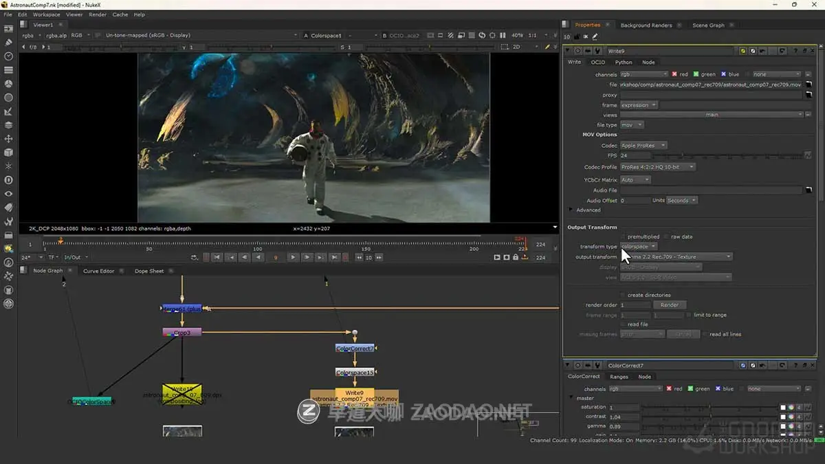 Nuke实拍2.5D电影视频绿幕抠像特效镜头合成视频教程 中英文字幕 Advanced Compositing – Keying & Creating 2.5D Projections插图9 Nuke实拍2.5D电影视频绿幕抠像特效镜头合成视频教程 中英文字幕 Advanced Compositing – Keying & Creating 2.5D Projections插图9
