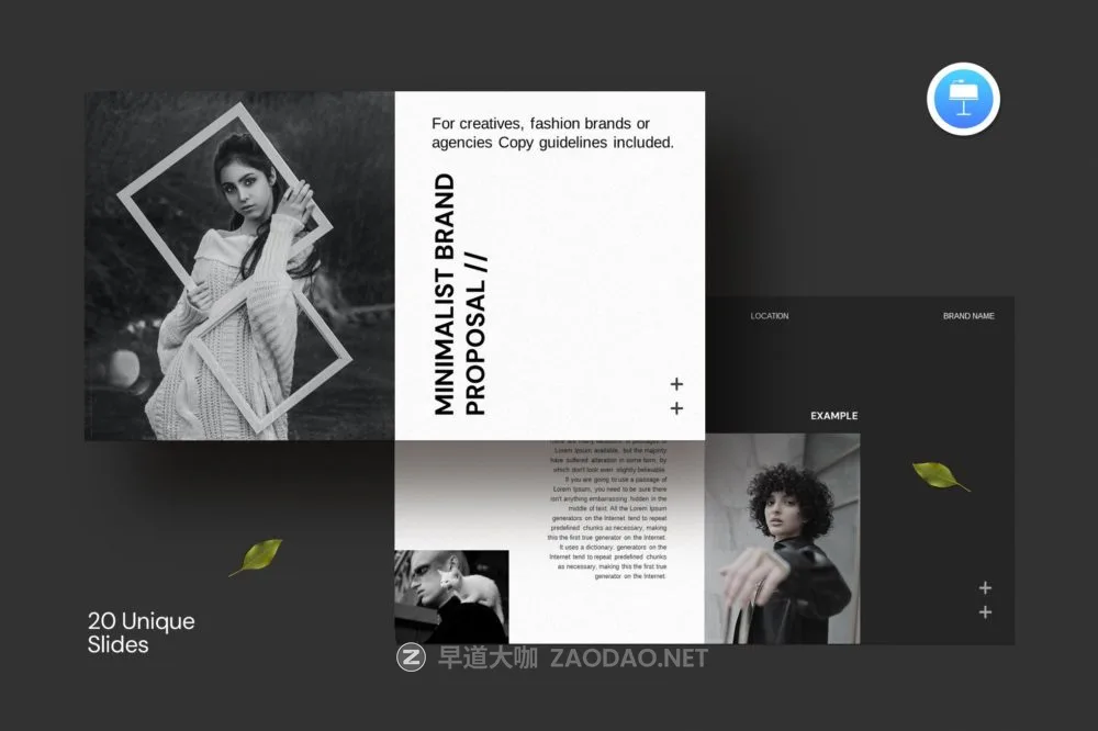 极简主义品牌营销策划演示文稿设计Keynote模版 Minimalist Brand Proposal Presentation Template插图 极简主义品牌营销策划演示文稿设计Keynote模版 Minimalist Brand Proposal Presentation Template插图