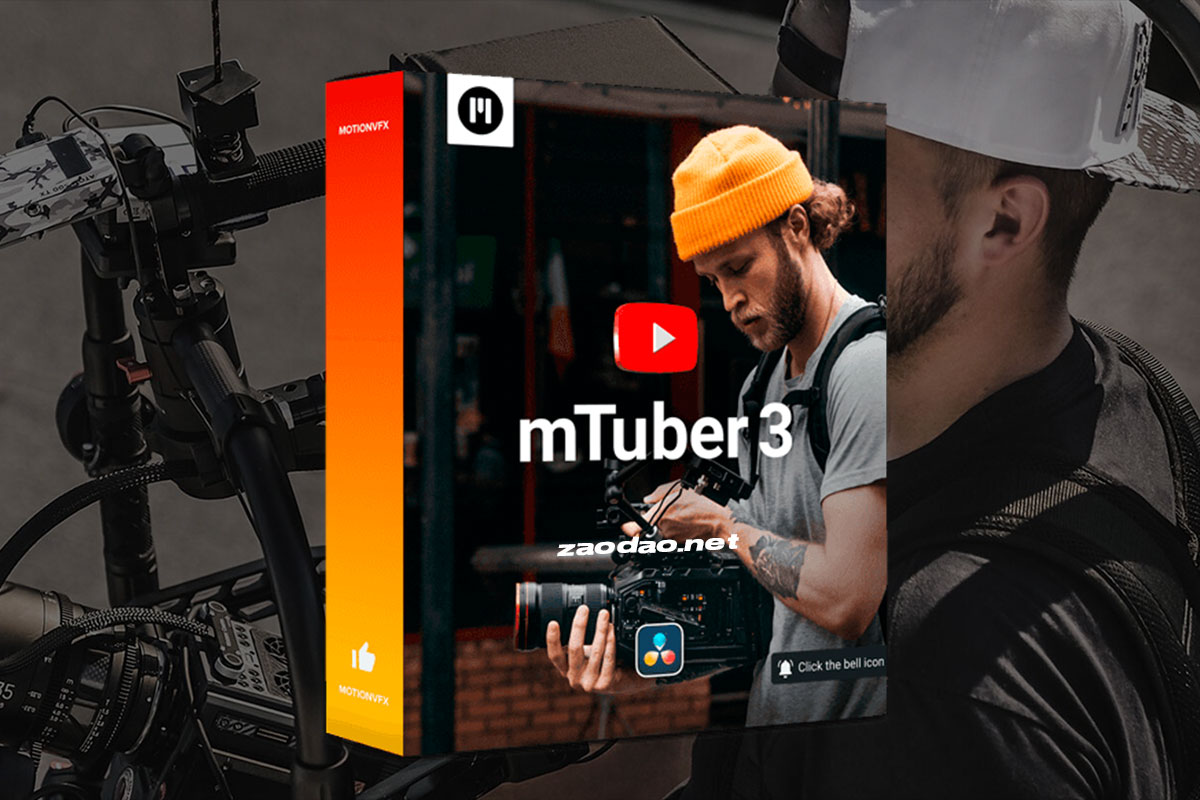 达芬奇预设 84组创意社交媒体品牌推广片尾头像点赞订阅关注分享图形动画 MotionVFX – mTuber 3 For DaVinci插图