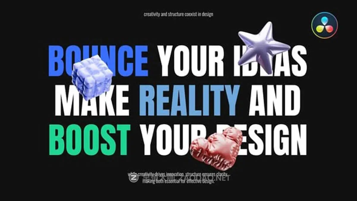 达芬奇模板 3D几何图形视觉效果品牌营销广告牌宣传片动态海报素材 Unique Typography For DaVinci Resolve插图 达芬奇模板 3D几何图形视觉效果品牌营销广告牌宣传片动态海报素材 Unique Typography For DaVinci Resolve插图