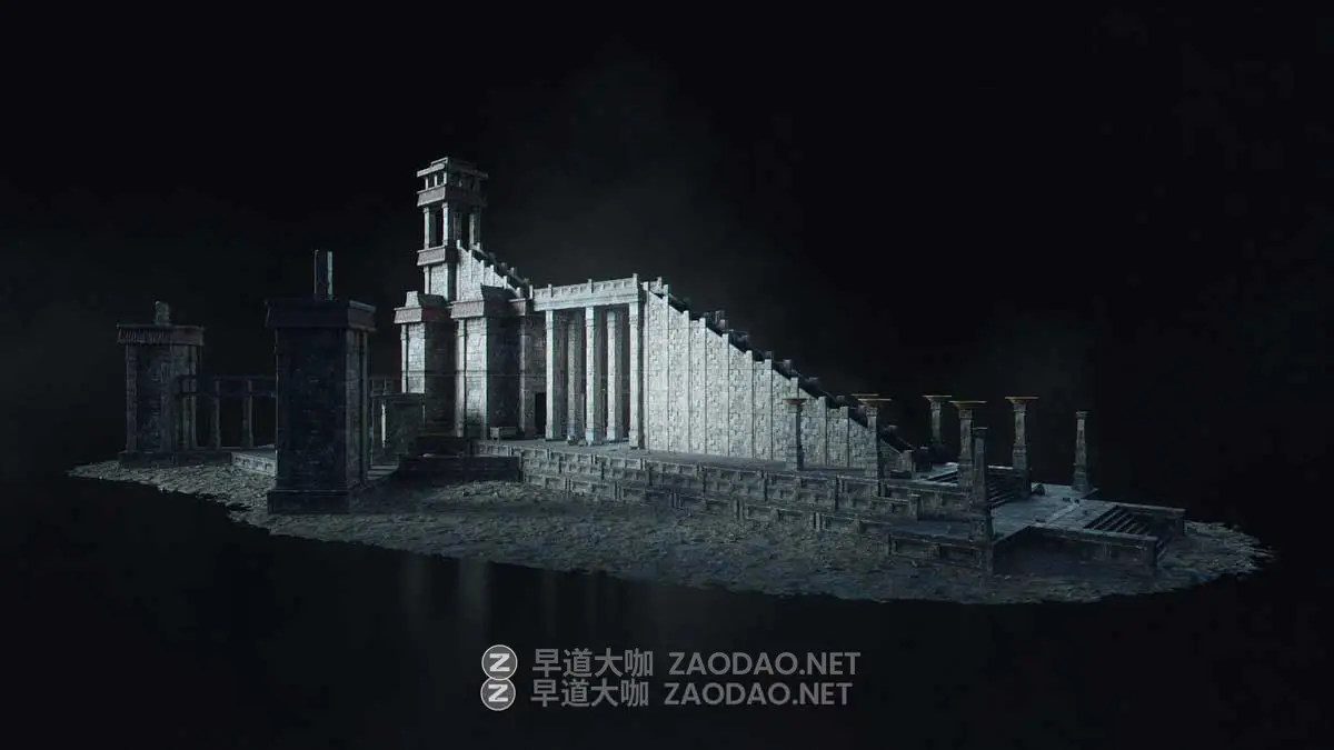 Blender失落古迹帝国寺庙古墓探险神秘遗迹场景元素3D模型 KitBash3D – Secrets of the Luminara插图3 Blender失落古迹帝国寺庙古墓探险神秘遗迹场景元素3D模型 KitBash3D – Secrets of the Luminara插图3