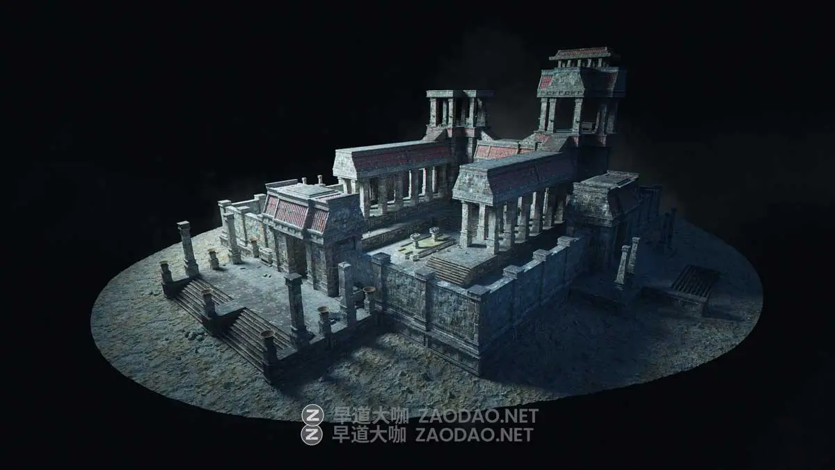 Blender失落古迹帝国寺庙古墓探险神秘遗迹场景元素3D模型 KitBash3D – Secrets of the Luminara插图9 Blender失落古迹帝国寺庙古墓探险神秘遗迹场景元素3D模型 KitBash3D – Secrets of the Luminara插图9