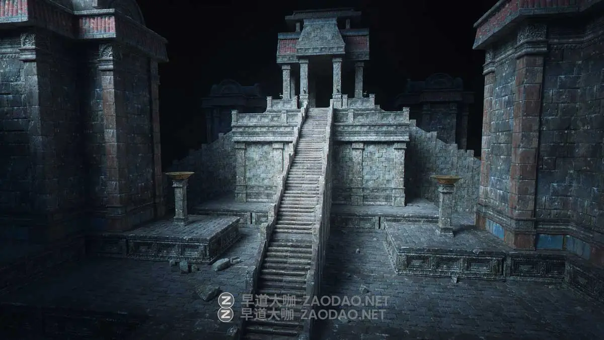 Blender失落古迹帝国寺庙古墓探险神秘遗迹场景元素3D模型 KitBash3D – Secrets of the Luminara插图10 Blender失落古迹帝国寺庙古墓探险神秘遗迹场景元素3D模型 KitBash3D – Secrets of the Luminara插图10