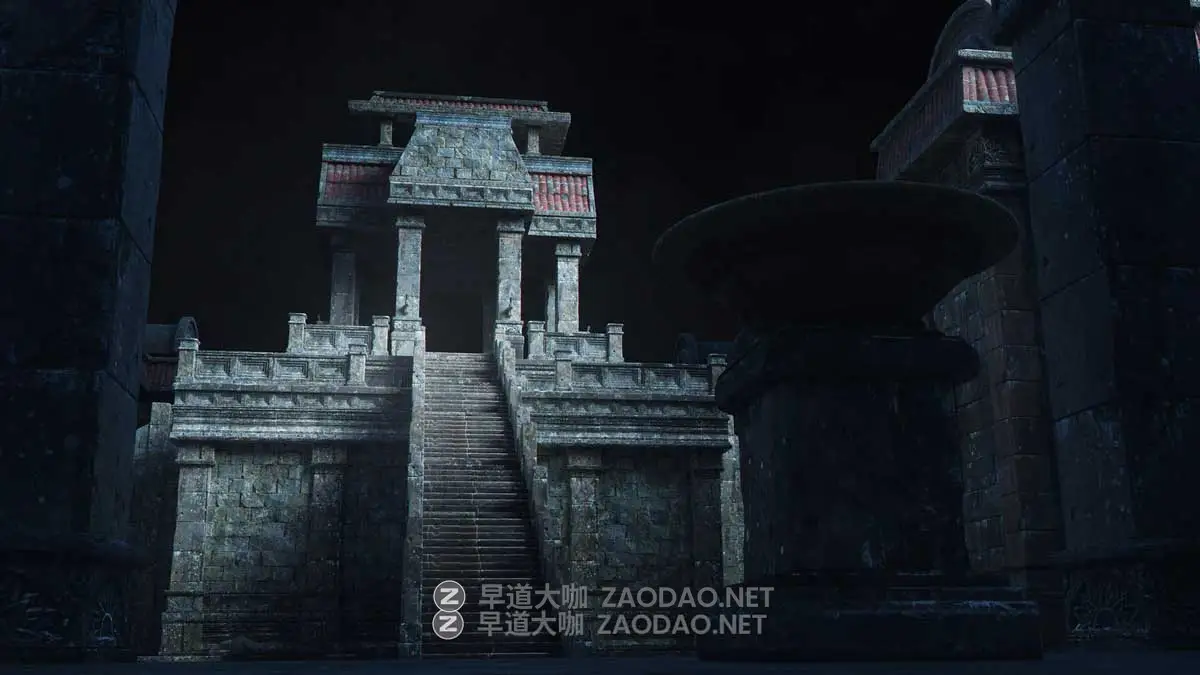 Blender失落古迹帝国寺庙古墓探险神秘遗迹场景元素3D模型 KitBash3D – Secrets of the Luminara插图11 Blender失落古迹帝国寺庙古墓探险神秘遗迹场景元素3D模型 KitBash3D – Secrets of the Luminara插图11