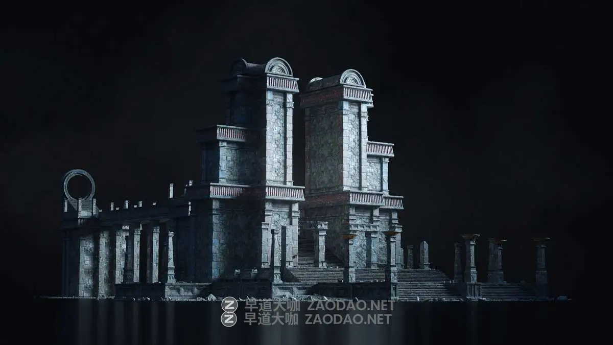 Blender失落古迹帝国寺庙古墓探险神秘遗迹场景元素3D模型 KitBash3D – Secrets of the Luminara插图12 Blender失落古迹帝国寺庙古墓探险神秘遗迹场景元素3D模型 KitBash3D – Secrets of the Luminara插图12