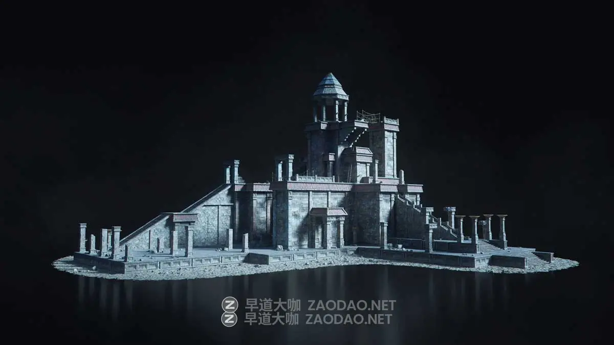 Blender失落古迹帝国寺庙古墓探险神秘遗迹场景元素3D模型 KitBash3D – Secrets of the Luminara插图15 Blender失落古迹帝国寺庙古墓探险神秘遗迹场景元素3D模型 KitBash3D – Secrets of the Luminara插图15