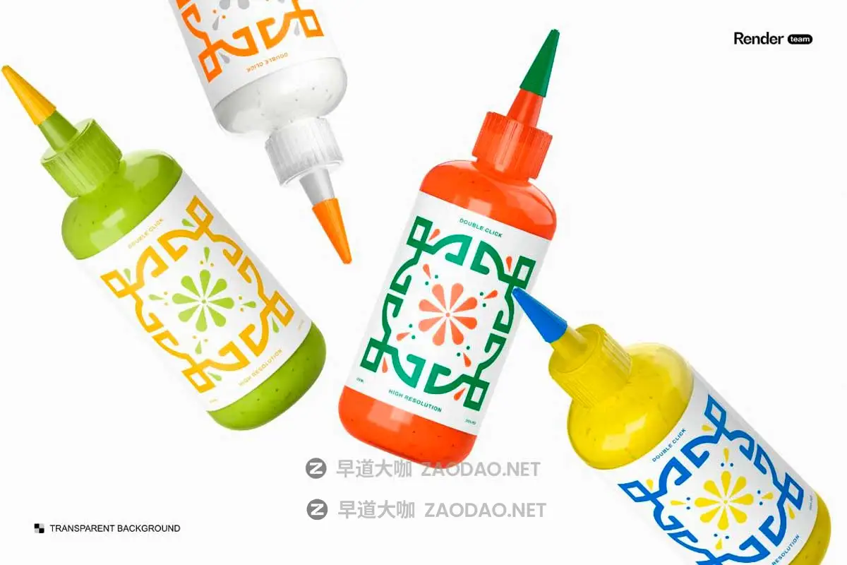 时尚逼真厨房调料番茄酱汁塑料挤压瓶包装瓶设计PS展示贴图样机合集 Sauce Bottle Mockup Set插图3 时尚逼真厨房调料番茄酱汁塑料挤压瓶包装瓶设计PS展示贴图样机合集 Sauce Bottle Mockup Set插图3