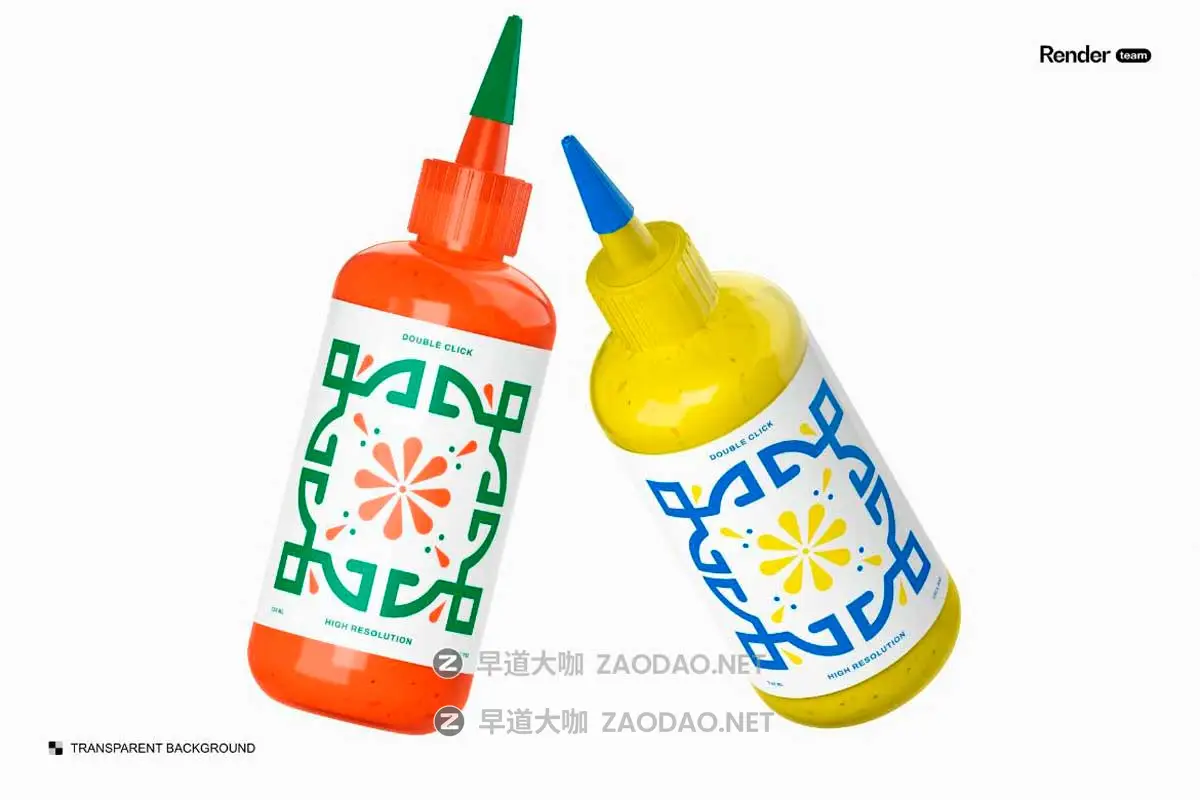 时尚逼真厨房调料番茄酱汁塑料挤压瓶包装瓶设计PS展示贴图样机合集 Sauce Bottle Mockup Set插图2 时尚逼真厨房调料番茄酱汁塑料挤压瓶包装瓶设计PS展示贴图样机合集 Sauce Bottle Mockup Set插图2