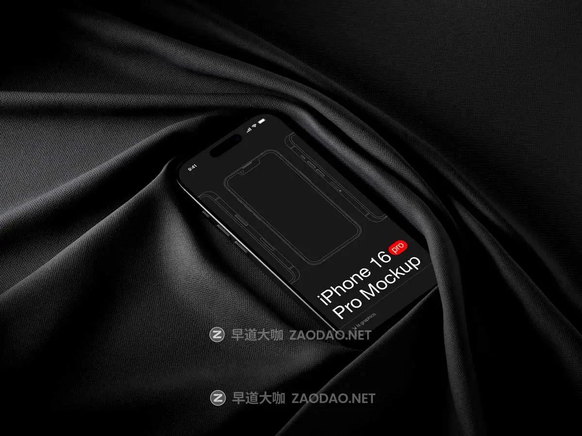 16款暗黑系工业风UI广告设计苹果iPhone 16 Pro手机贴图PS展示样机模板 U-Mockups, iPhone 16 Pro插图13 16款暗黑系工业风UI广告设计苹果iPhone 16 Pro手机贴图PS展示样机模板 U-Mockups, iPhone 16 Pro插图13