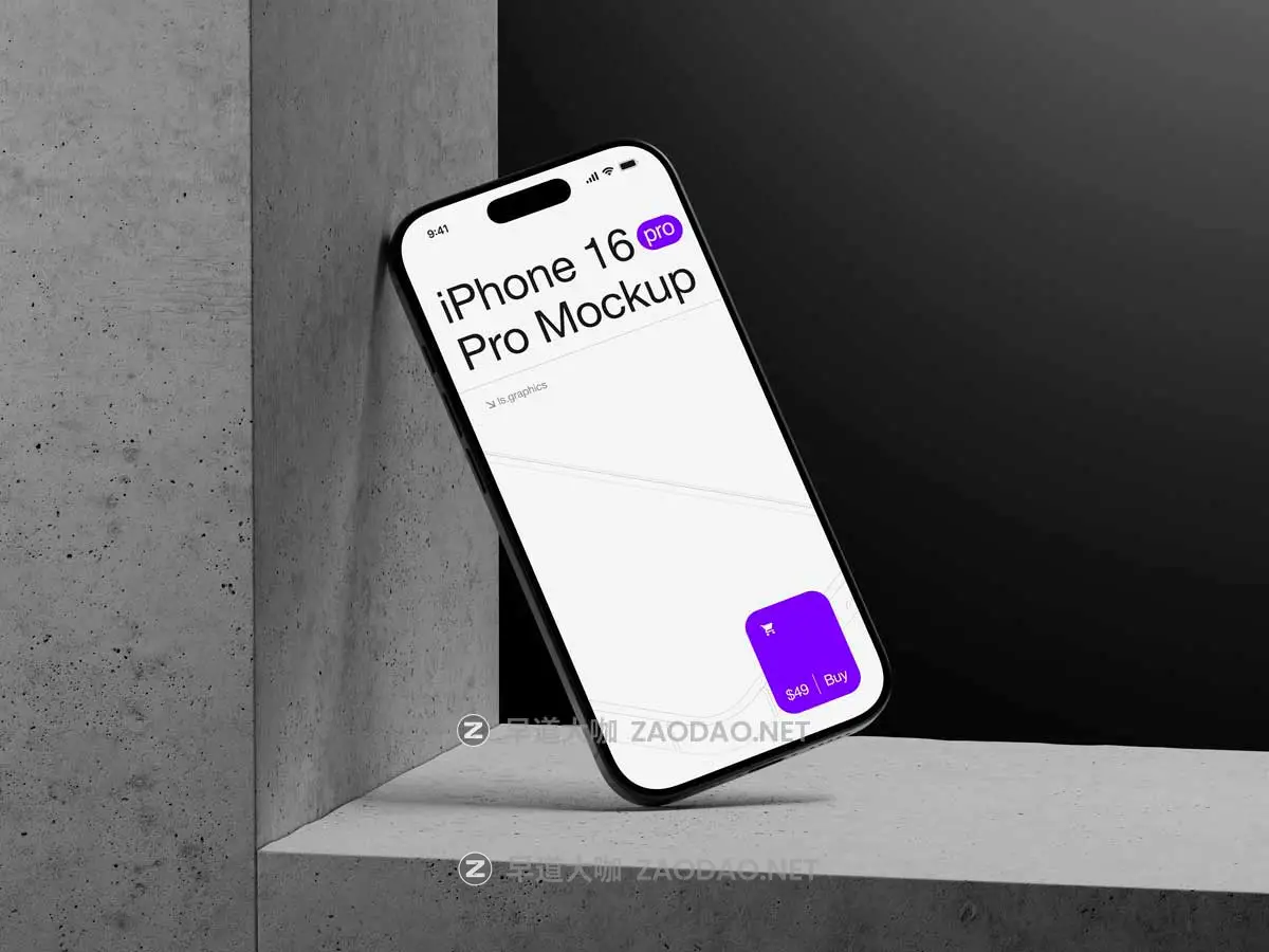16款暗黑系工业风UI广告设计苹果iPhone 16 Pro手机贴图PS展示样机模板 U-Mockups, iPhone 16 Pro插图7 16款暗黑系工业风UI广告设计苹果iPhone 16 Pro手机贴图PS展示样机模板 U-Mockups, iPhone 16 Pro插图7