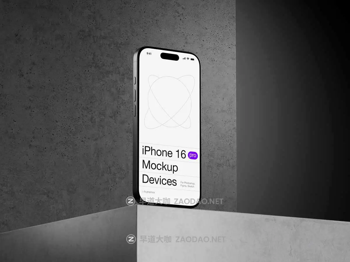 16款暗黑系工业风UI广告设计苹果iPhone 16 Pro手机贴图PS展示样机模板 U-Mockups, iPhone 16 Pro插图2 16款暗黑系工业风UI广告设计苹果iPhone 16 Pro手机贴图PS展示样机模板 U-Mockups, iPhone 16 Pro插图2