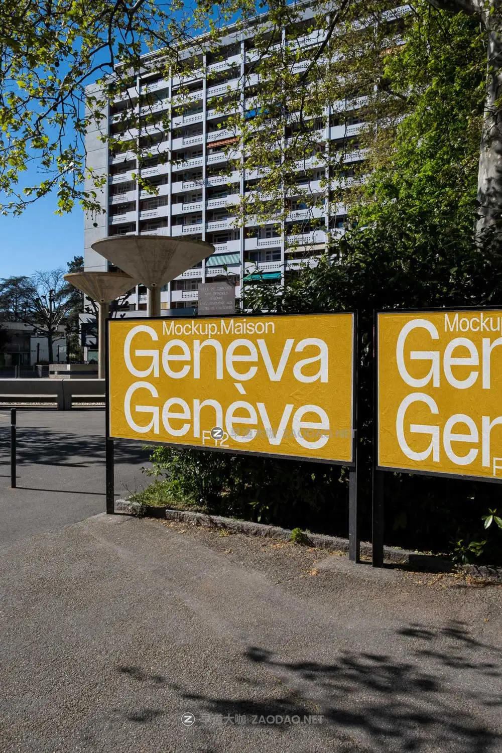 6款欧美风城市街头广告牌海报招贴设计展示PS贴图样机模板素材 Mockup.Maison – Mockup.Maison – Geneva Collection Vol 2插图3 6款欧美风城市街头广告牌海报招贴设计展示PS贴图样机模板素材 Mockup.Maison – Mockup.Maison – Geneva Collection Vol 2插图3