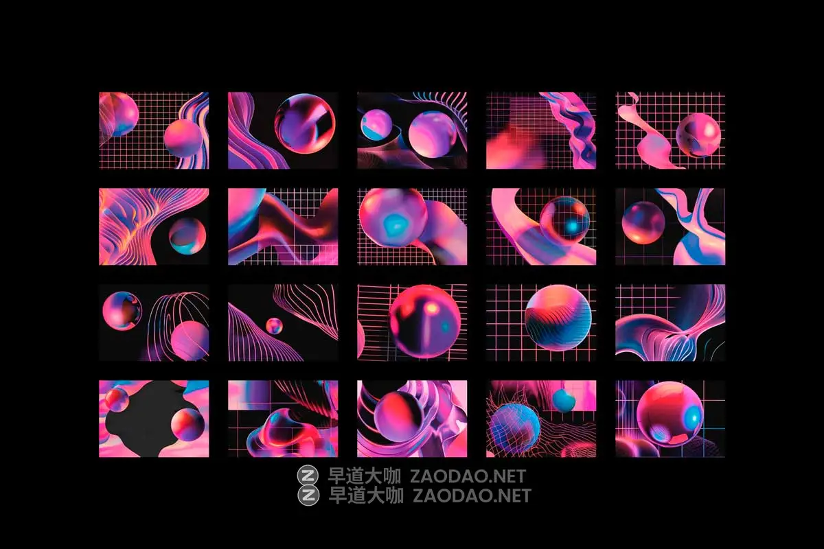 480+款超现实欧美赛博朋克蒸汽波雕像物品3D背景复古拼体剪贴画设计素材 Vaporwave Collage Kit插图11 480+款超现实欧美赛博朋克蒸汽波雕像物品3D背景复古拼体剪贴画设计素材 Vaporwave Collage Kit插图11