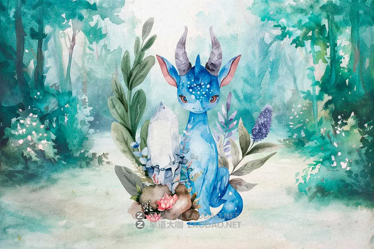 创意趣味神秘万圣节魔法女巫水晶水彩绘画手绘插图插画PNG免抠图片素材 Witchcraft: Watercolor Graphics Collection插图3 创意趣味神秘万圣节魔法女巫水晶水彩绘画手绘插图插画PNG免抠图片素材 Witchcraft: Watercolor Graphics Collection插图3