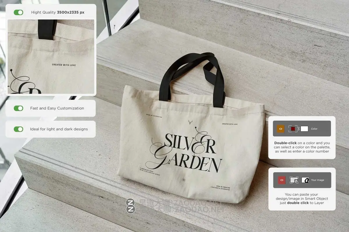 14款单肩拎袋手提购物袋托特包帆布包环保袋VI贴图PS展示贴图样机 Tote Bag Everyday Mockups插图9 14款单肩拎袋手提购物袋托特包帆布包环保袋VI贴图PS展示贴图样机 Tote Bag Everyday Mockups插图9