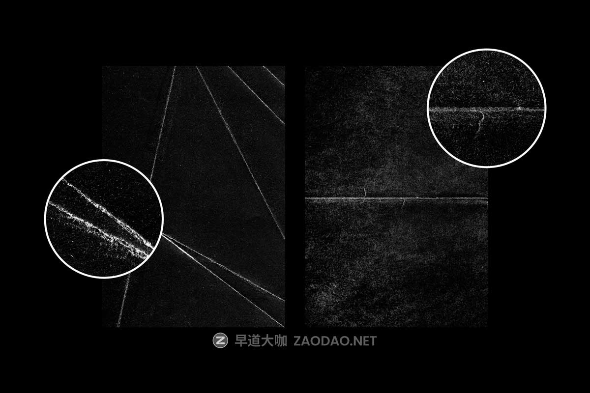 40款粗犷黑白做旧折痕杂点纸张纹理肌理模拟JPG高清背景图设计素材 Crumpled Paper Textures Collection插图5