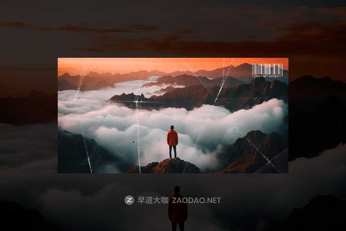 40款粗犷黑白做旧折痕杂点纸张纹理肌理模拟JPG高清背景图设计素材 Crumpled Paper Textures Collection插图6