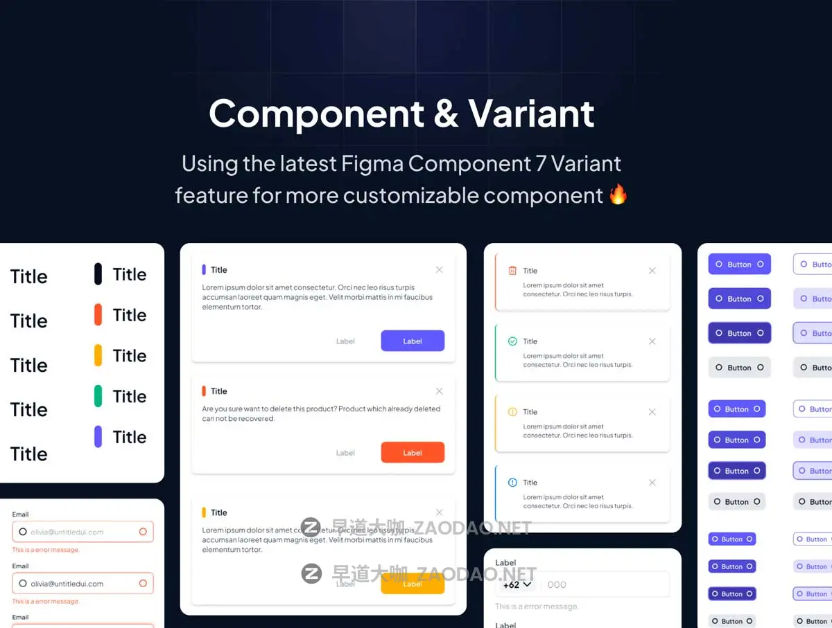 80+屏电商商城销售数据统计仪表盘用户界面WEB UI设计Figma模板套件 OOTD ~ E-Commerce Dashboard Kit插图3 80+屏电商商城销售数据统计仪表盘用户界面WEB UI设计Figma模板套件 OOTD ~ E-Commerce Dashboard Kit插图3