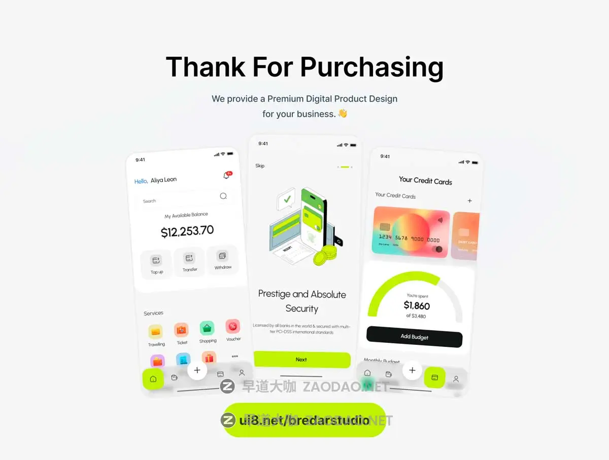 135+屏双配色金融科技财务管理理财电子钱包APP UI界面设计Figma模板套件 BrePay – Digital Wallet Finance App UI Kit插图5 135+屏双配色金融科技财务管理理财电子钱包APP UI界面设计Figma模板套件 BrePay – Digital Wallet Finance App UI Kit插图5