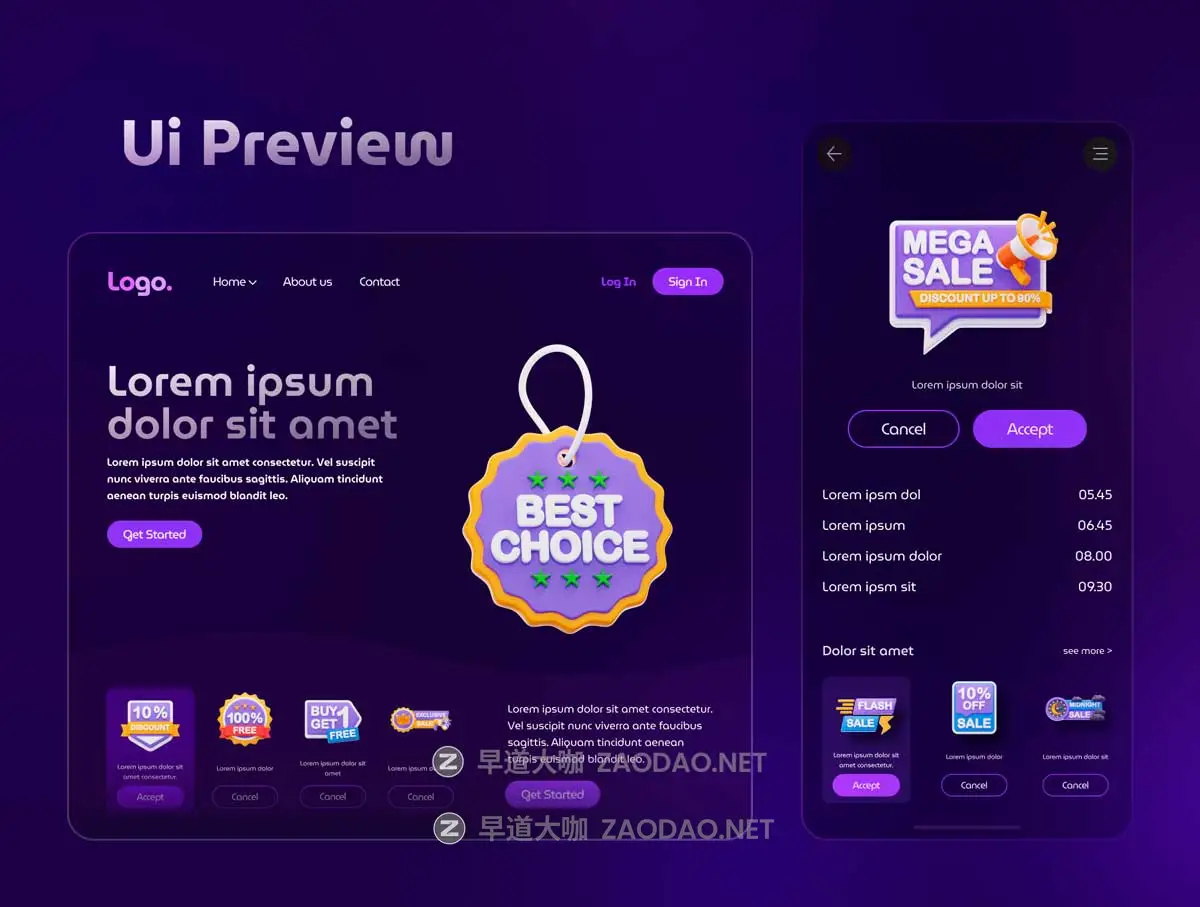 50款黑色星期五电商促销打折营销3D插图图标Icons设计OBJ/PNG/GLB格式素材 Discount & Offers 3D Icon Set插图1 50款黑色星期五电商促销打折营销3D插图图标Icons设计OBJ/PNG/GLB格式素材 Discount & Offers 3D Icon Set插图1