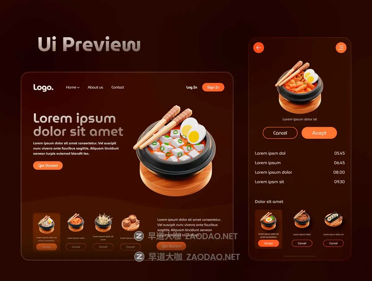 15款独特韩国食品美食3D三维图标Icons设计Blender/PNG格式素材 Korean Food 3D Icon Set插图3 15款独特韩国食品美食3D三维图标Icons设计Blender/PNG格式素材 Korean Food 3D Icon Set插图3