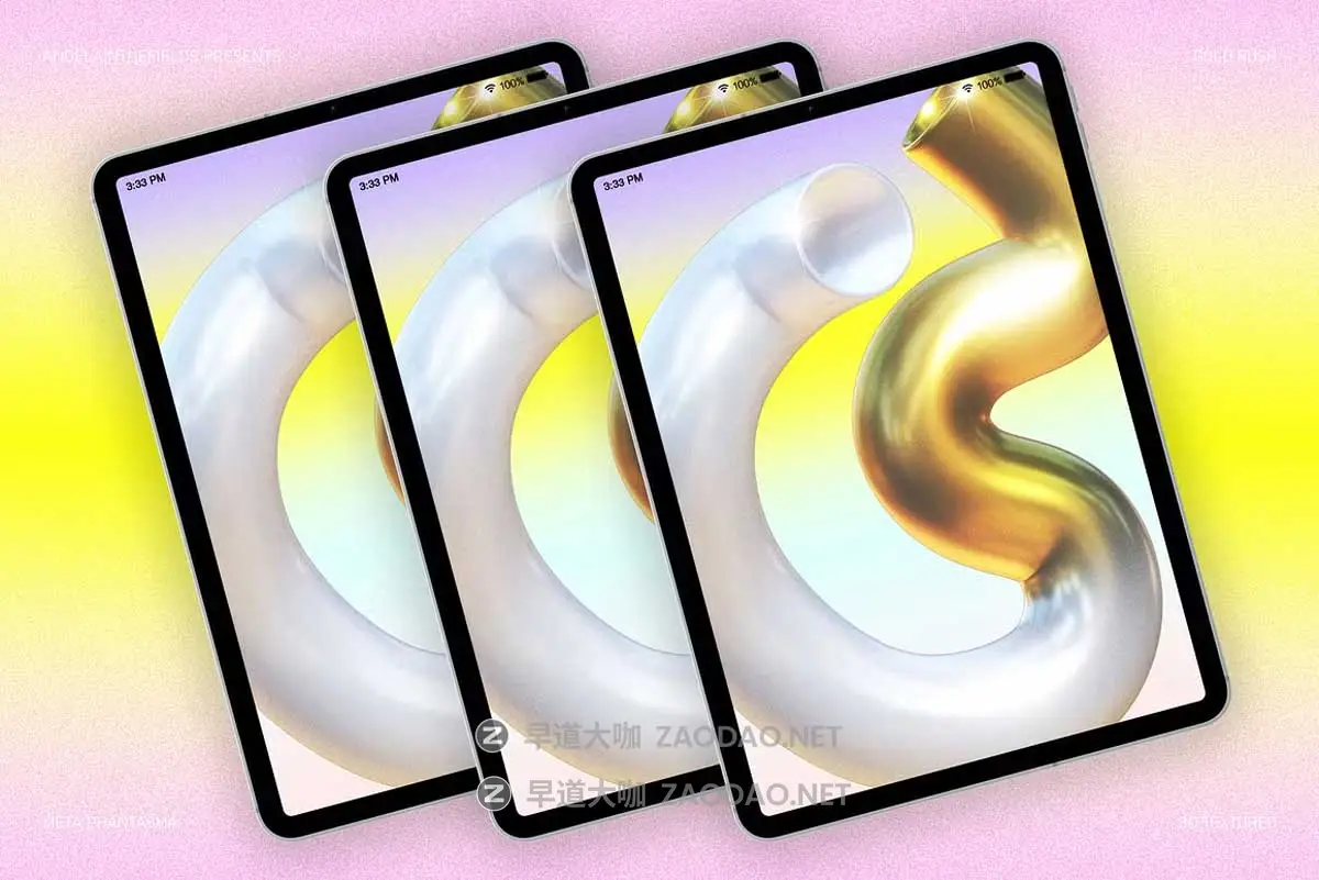 100款立体三维3D不规则金属几何未来科幻抽象图形PNG免扣设计素材 Angelainthefields – GOLD RUSH插图6 100款立体三维3D不规则金属几何未来科幻抽象图形PNG免扣设计素材 Angelainthefields – GOLD RUSH插图6