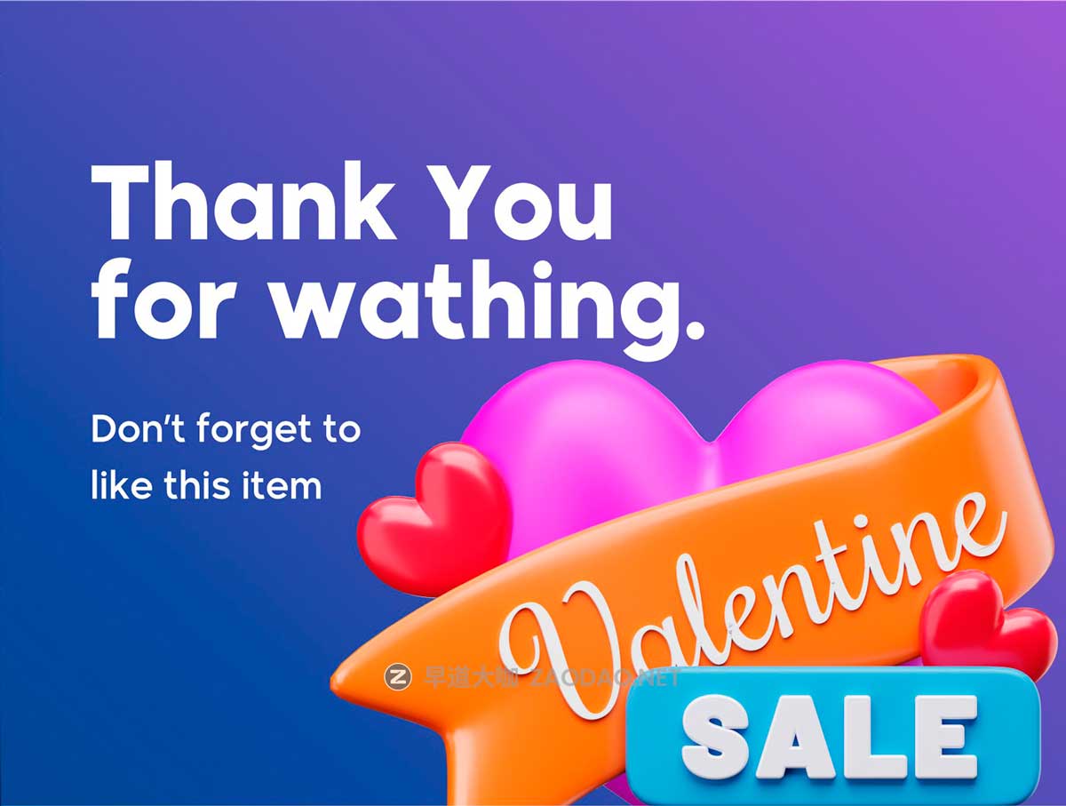 30款创意电商销售促销打折3D三维插图图标Icons设计Blender/OBJ/PNG格式素材 Sale Badge 3D Icon Set插图6