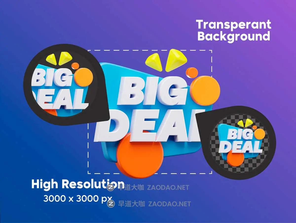 30款创意电商销售促销打折3D三维插图图标Icons设计Blender/OBJ/PNG格式素材 Sale Badge 3D Icon Set插图2 30款创意电商销售促销打折3D三维插图图标Icons设计Blender/OBJ/PNG格式素材 Sale Badge 3D Icon Set插图2