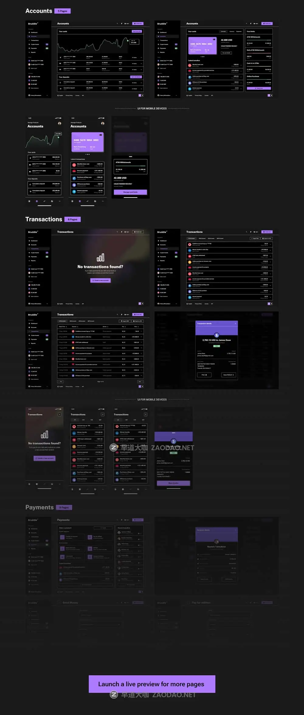 360+屏新野蛮主义SaaS电商服务仪表盘用户界面WEB UI设计模板Figma/Sketch格式素材 Bruddle – Neo brutalism UI kit for SaaS Dashboards插图16 360+屏新野蛮主义SaaS电商服务仪表盘用户界面WEB UI设计模板Figma/Sketch格式素材 Bruddle – Neo brutalism UI kit for SaaS Dashboards插图16
