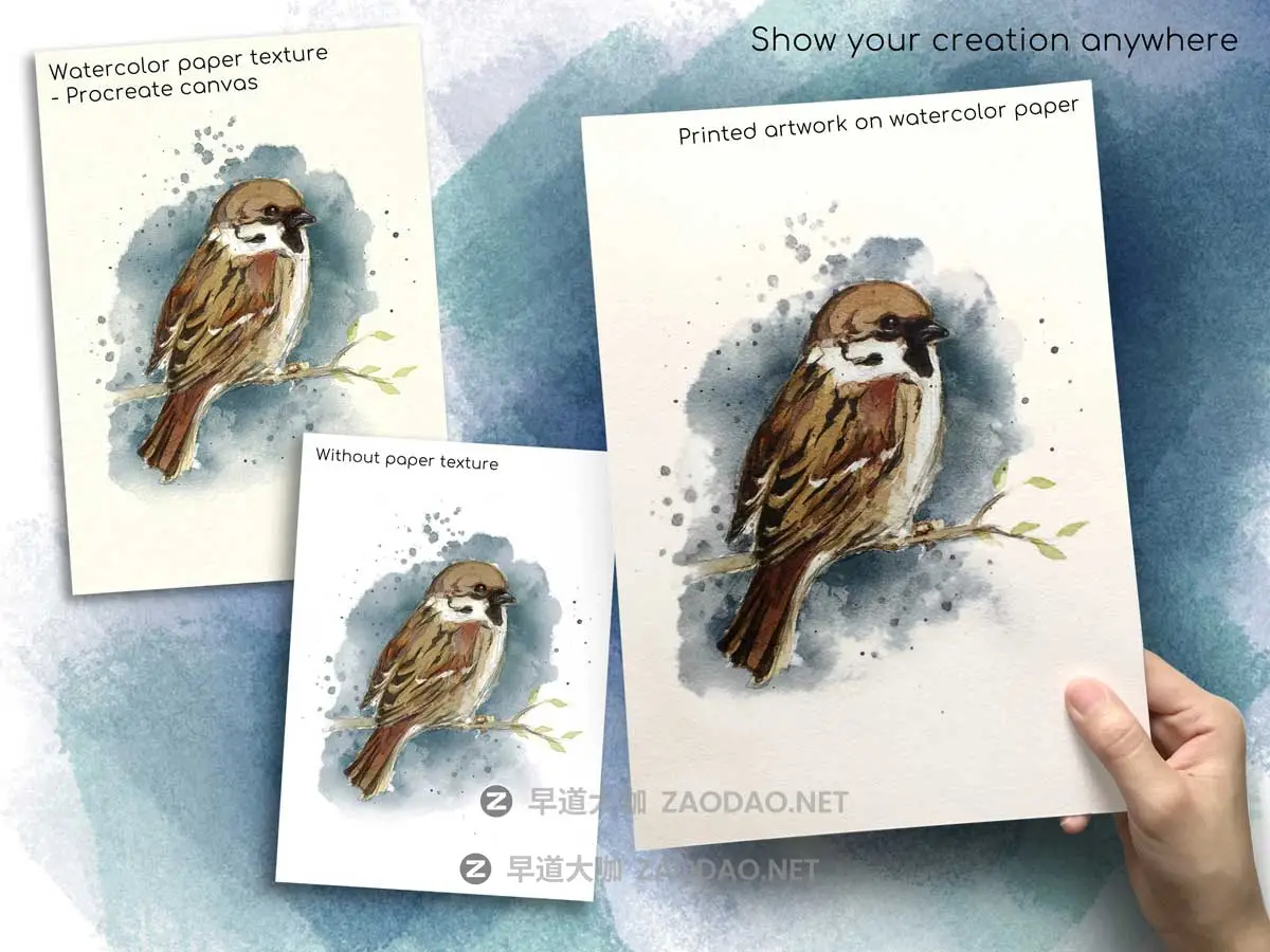 逼真水墨水彩艺术绘画procreate画笔笔刷纸张画布设计素材 MC Watercolor Brushes for Procreate插图4 逼真水墨水彩艺术绘画procreate画笔笔刷纸张画布设计素材 MC Watercolor Brushes for Procreate插图4