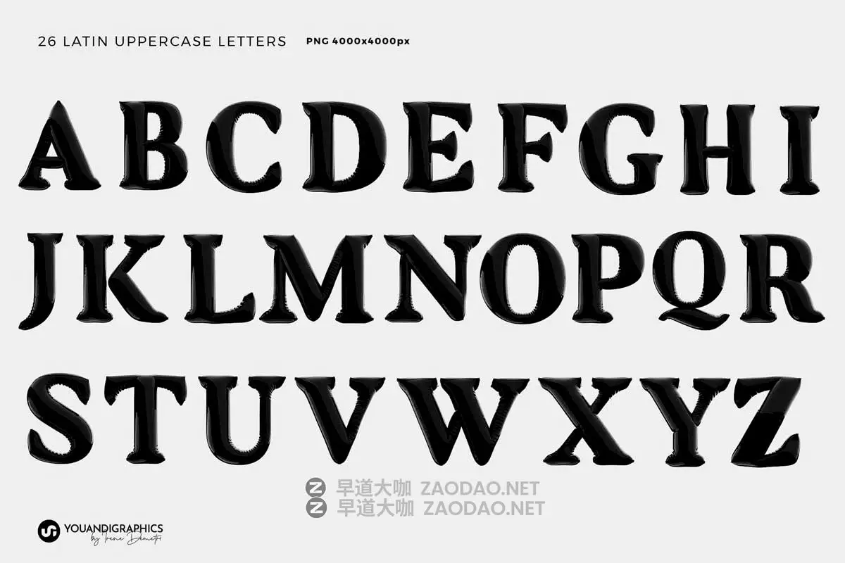 复古Y2K风黑色气球质感胖乎乎泡泡字母数字符号PNG免抠图设计素材 Latex 3D Lettering Set插图12 复古Y2K风黑色气球质感胖乎乎泡泡字母数字符号PNG免抠图设计素材 Latex 3D Lettering Set插图12