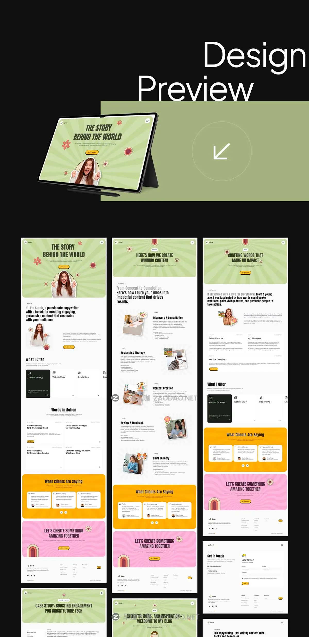 10+屏高级现代流行设计摄影作品集网站界面web ui设计figma模板素材 Personal Portfolio Web Templates V.2插图10 10+屏高级现代流行设计摄影作品集网站界面web ui设计figma模板素材 Personal Portfolio Web Templates V.2插图10