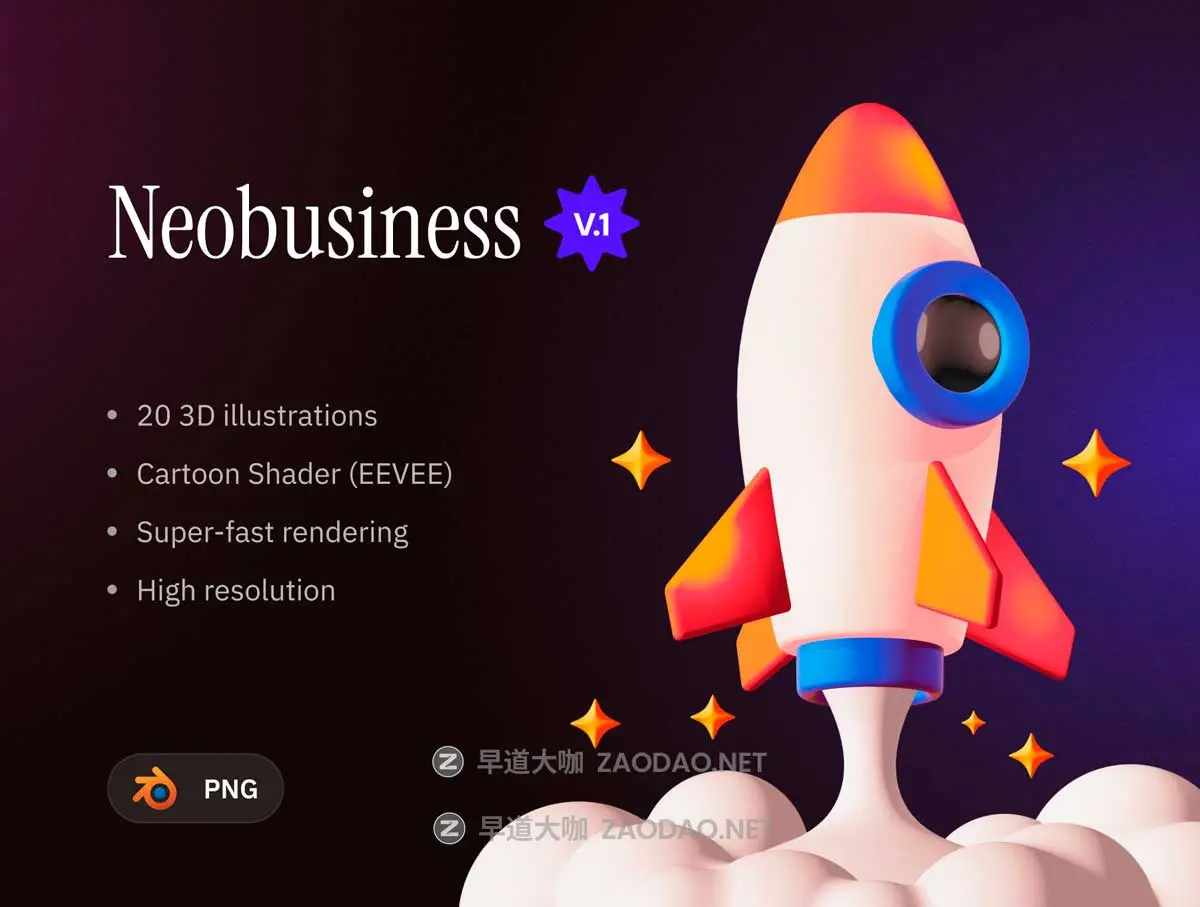21款卡通趣味创意网络科技金融3D插图图标设计Blender/PNG格式素材 Neobusiness 3D插图1 21款卡通趣味创意网络科技金融3D插图图标设计Blender/PNG格式素材 Neobusiness 3D插图1