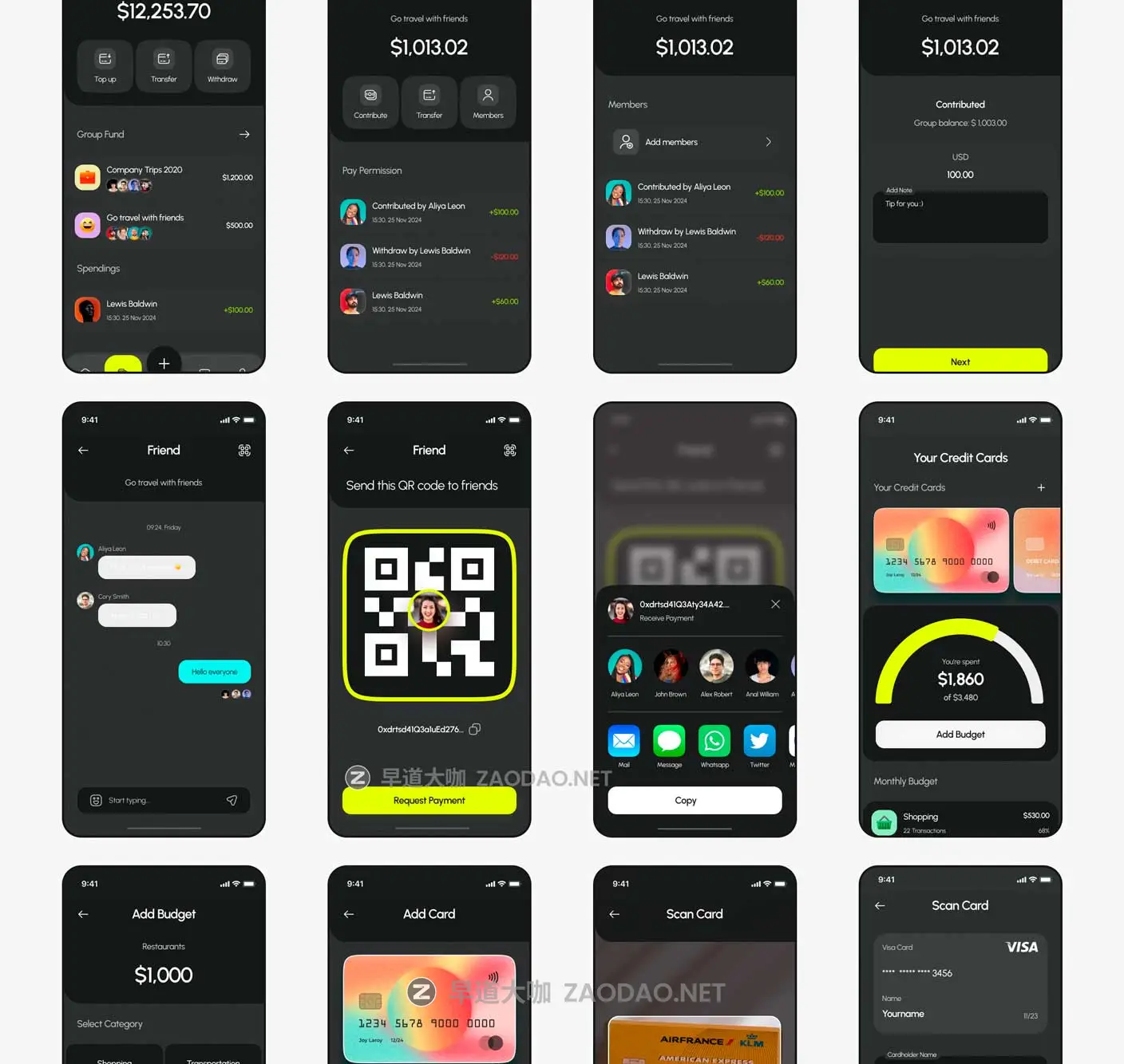 135+屏双配色金融科技财务管理理财电子钱包APP UI界面设计Figma模板套件 BrePay – Digital Wallet Finance App UI Kit插图21 135+屏双配色金融科技财务管理理财电子钱包APP UI界面设计Figma模板套件 BrePay – Digital Wallet Finance App UI Kit插图21