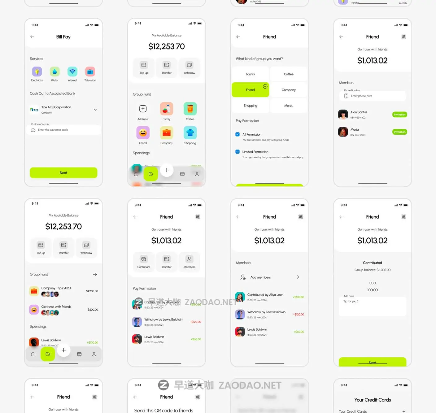 135+屏双配色金融科技财务管理理财电子钱包APP UI界面设计Figma模板套件 BrePay – Digital Wallet Finance App UI Kit插图13 135+屏双配色金融科技财务管理理财电子钱包APP UI界面设计Figma模板套件 BrePay – Digital Wallet Finance App UI Kit插图13