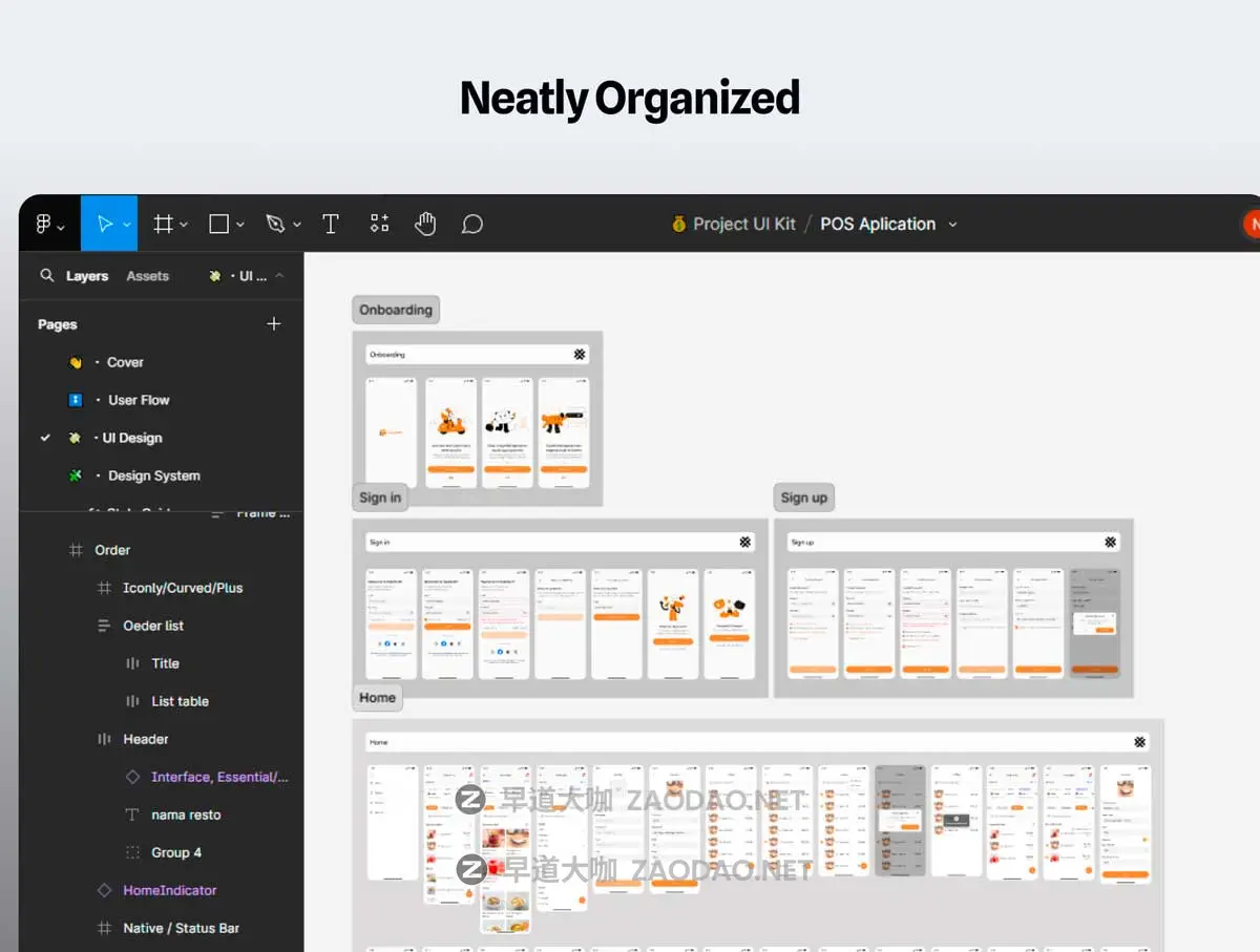 80+屏时尚现代餐厅美食预订外卖送餐软件APP UI界面设计Figma模板套件 SALESWIFT – Point of Sale (POS) UI Kit插图4 80+屏时尚现代餐厅美食预订外卖送餐软件APP UI界面设计Figma模板套件 SALESWIFT – Point of Sale (POS) UI Kit插图4