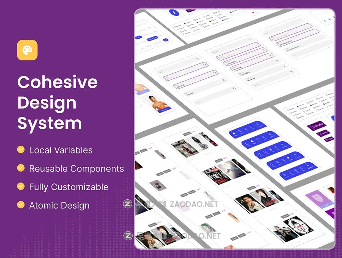 30+屏高级音乐流媒体歌曲播放器APP UI界面设计Figma模板素材 OnBeat – Music Listening & Streaming App插图3 30+屏高级音乐流媒体歌曲播放器APP UI界面设计Figma模板素材 OnBeat – Music Listening & Streaming App插图3