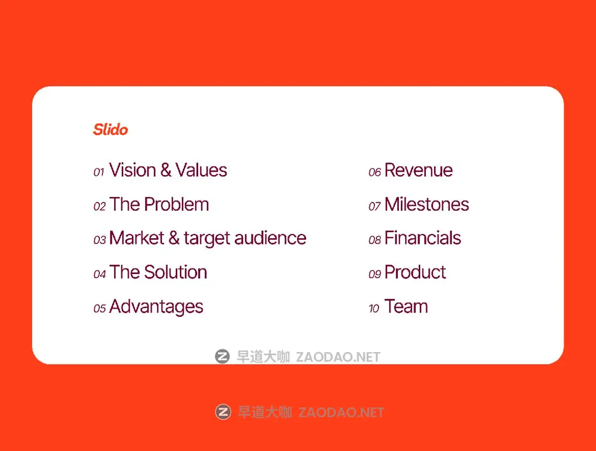65页创意项目策划提案简报企业产品介绍演示文稿图文排版设计PPT/FIG/KEY格式素材 Slido – Funding Pitch Deck插图1 65页创意项目策划提案简报企业产品介绍演示文稿图文排版设计PPT/FIG/KEY格式素材 Slido – Funding Pitch Deck插图1