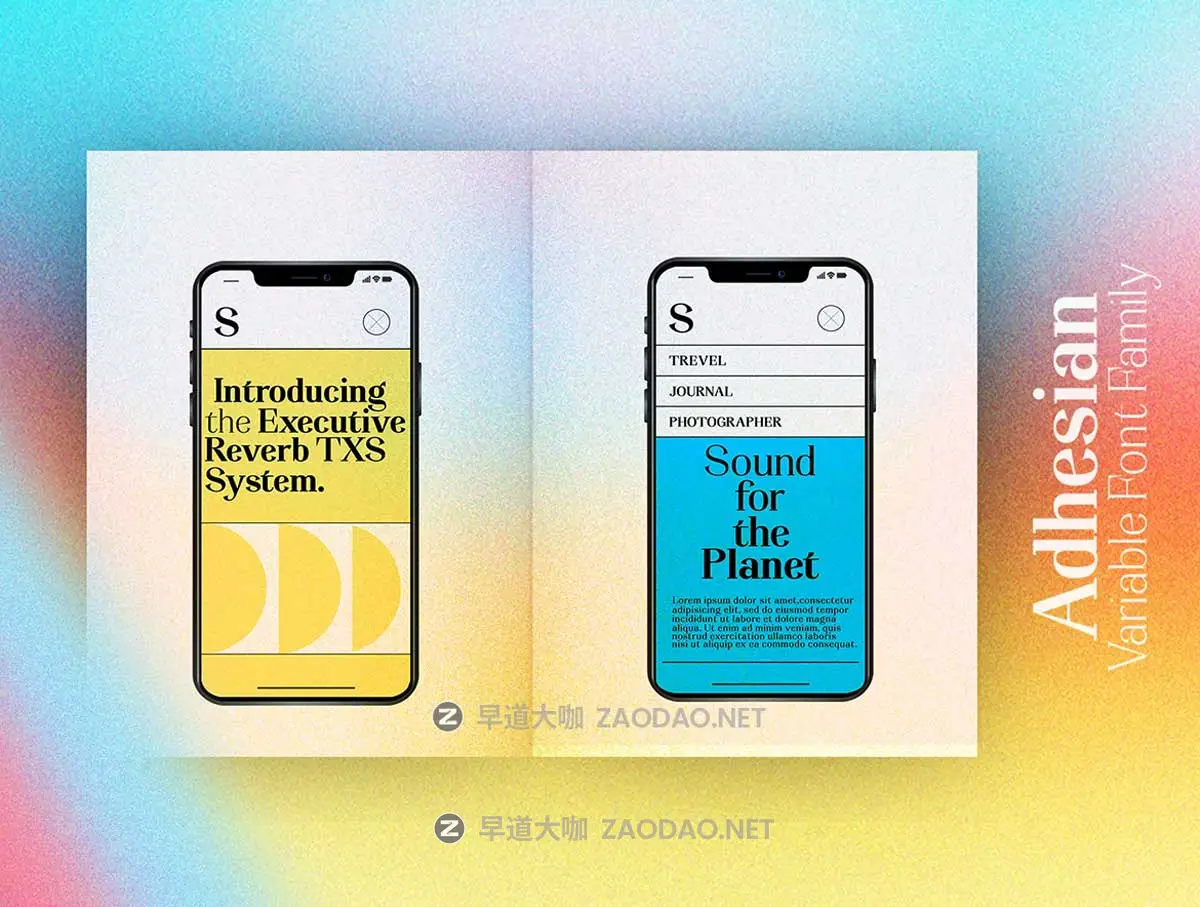 优雅几何风格欧美海报杂志标题Logo设计PSAI无衬线英文字体安装包素材 Adhesian Font插图6 优雅几何风格欧美海报杂志标题Logo设计PSAI无衬线英文字体安装包素材 Adhesian Font插图6