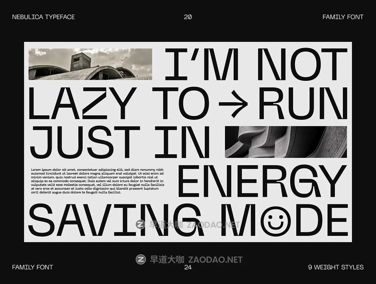 现代潮流实验性几何风海报标题Logo设计PSAI无衬线英文字体安装包 Nebulica Font插图1 现代潮流实验性几何风海报标题Logo设计PSAI无衬线英文字体安装包 Nebulica Font插图1