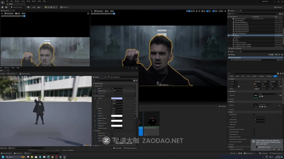 UE/AI制作电影大片视频绿幕抠像特效镜头合成视频教程 中英文字幕 Unreal Engine for Advanced Filmmakers插图2 UE/AI制作电影大片视频绿幕抠像特效镜头合成视频教程 中英文字幕 Unreal Engine for Advanced Filmmakers插图2