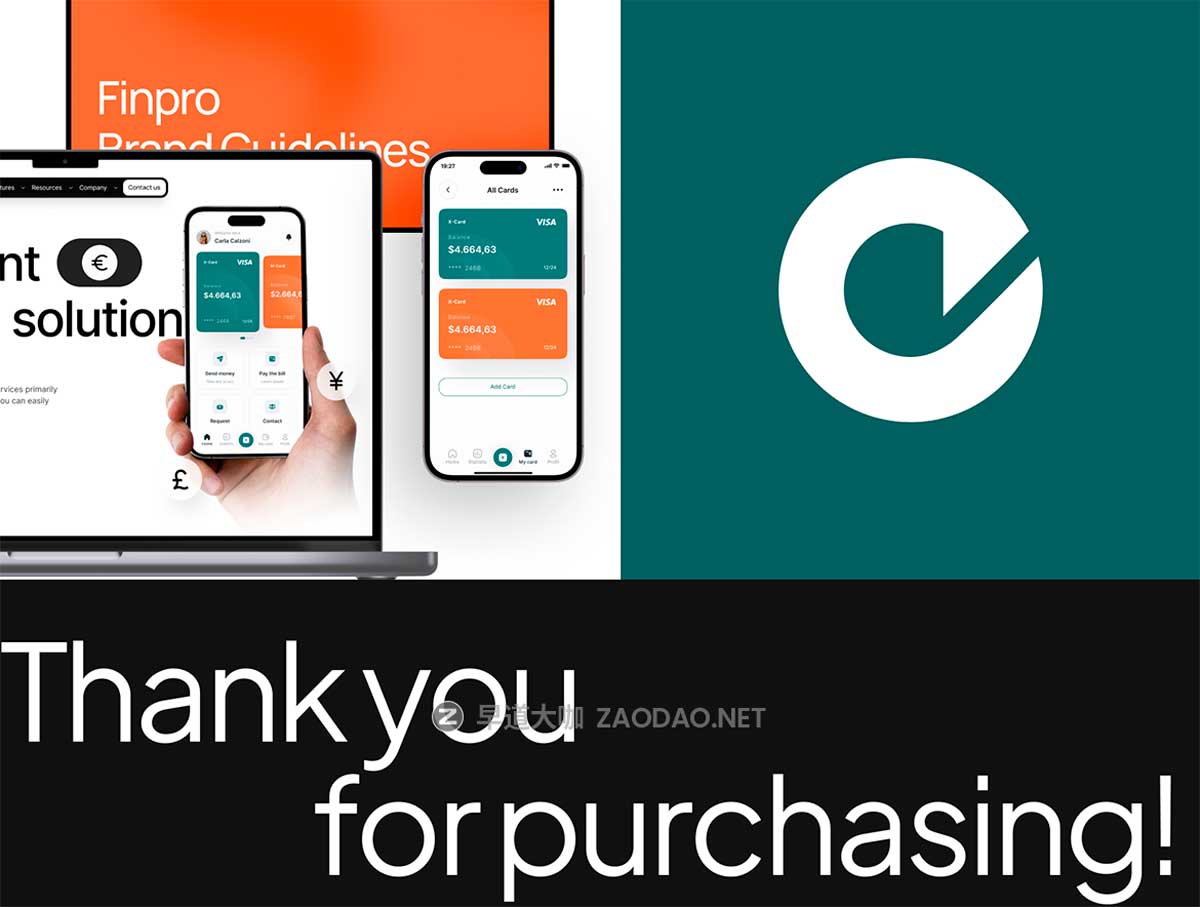 40+屏响应式SaaS数字银行服务网站WEB UI界面设计Figma模板+源码素材 Finpro – Creative Asset Bundle插图11