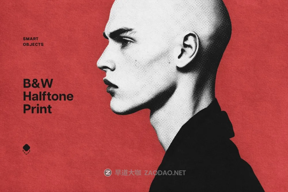 复古半色调老式漫画打印照片效果ps特效滤镜样机 B&W Halftone Print Effect插图 复古半色调老式漫画打印照片效果ps特效滤镜样机 B&W Halftone Print Effect插图