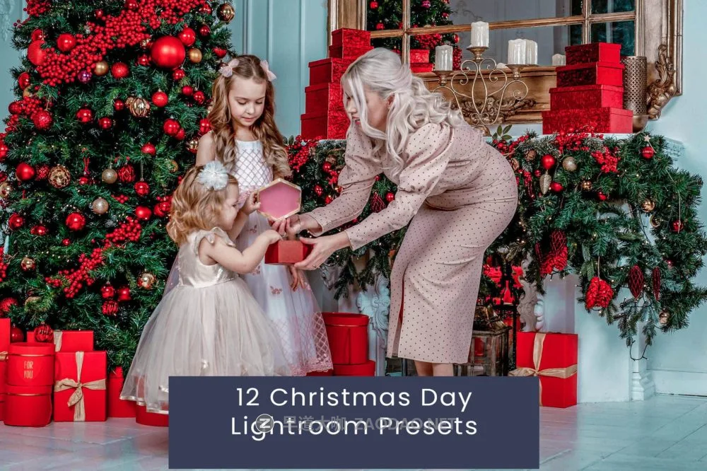 12组时尚圣诞节主题博主电影摄影照片调色Lightroom预设 12 Christmas Day Lightroom Presets插图 12组时尚圣诞节主题博主电影摄影照片调色Lightroom预设 12 Christmas Day Lightroom Presets插图