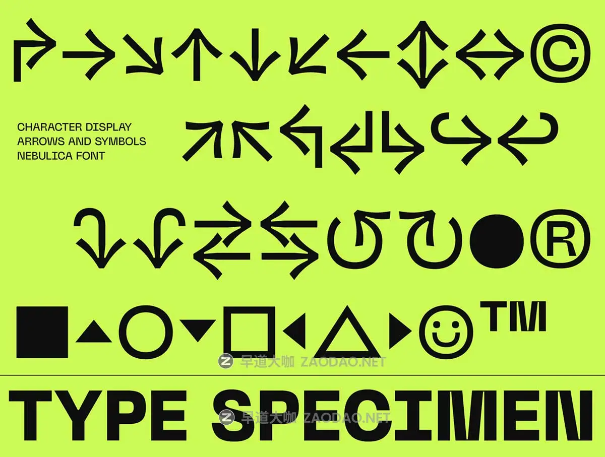 现代潮流实验性几何风海报标题Logo设计PSAI无衬线英文字体安装包 Nebulica Font插图6 现代潮流实验性几何风海报标题Logo设计PSAI无衬线英文字体安装包 Nebulica Font插图6