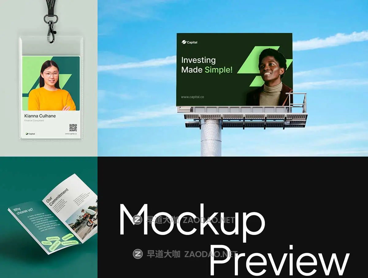 50+屏高级品牌VI识别系统使用规范指南手册设计Figma模板素材 Capital – Brand Identity Guideline插图7 50+屏高级品牌VI识别系统使用规范指南手册设计Figma模板素材 Capital – Brand Identity Guideline插图7