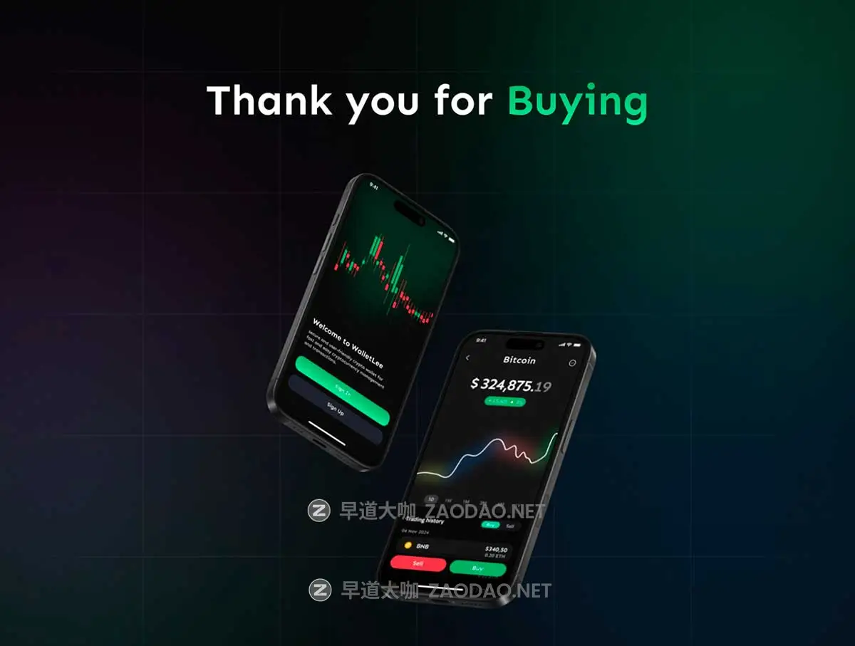 18屏暗黑系金融理财股票基金加密钱包APP UI界面设计Figma模板套件 Crypto Wallet Premium UI Kits App插图5 18屏暗黑系金融理财股票基金加密钱包APP UI界面设计Figma模板套件 Crypto Wallet Premium UI Kits App插图5