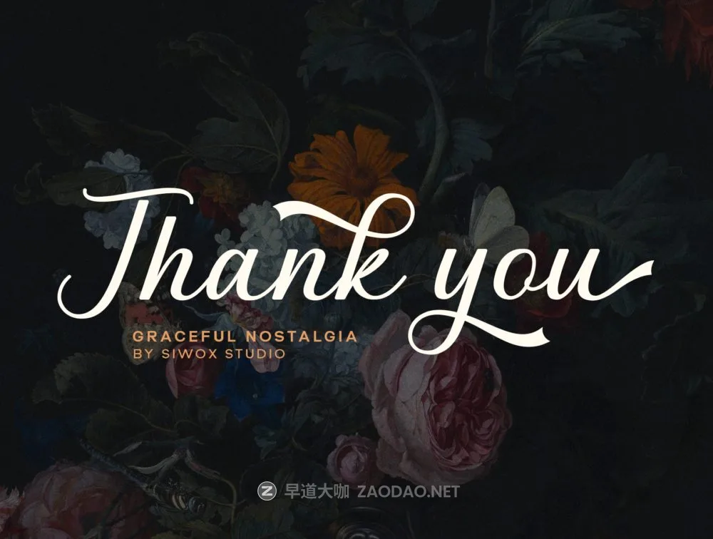 复古时尚杂志邀请函徽标设计手写英文字体安装包 Graceful Nostagia Script Font插图7 复古时尚杂志邀请函徽标设计手写英文字体安装包 Graceful Nostagia Script Font插图7